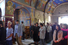 34 Епископ Максим служио Св. Литургију у Манастиру Тврдош